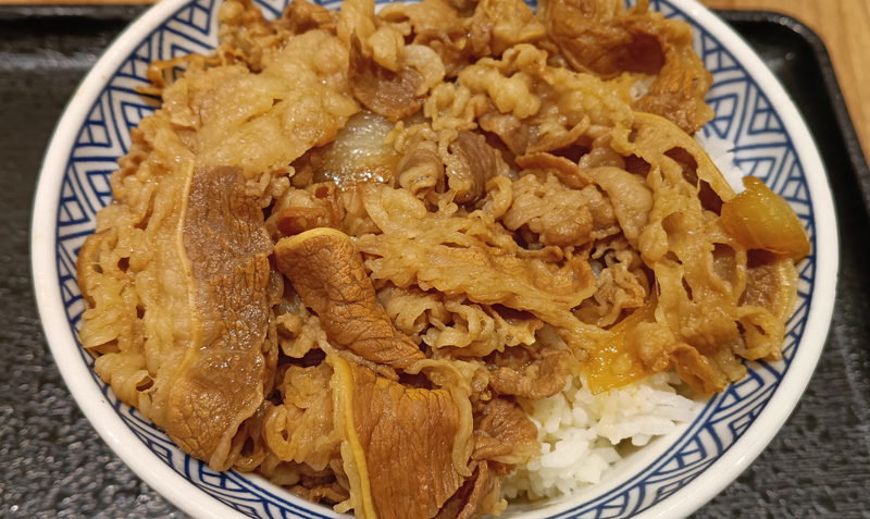 琵琶湖バス釣り牛丼
