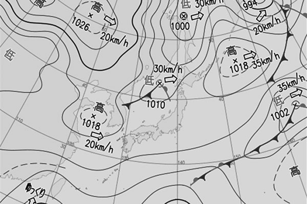 バス釣り 気圧の変化 雨の前