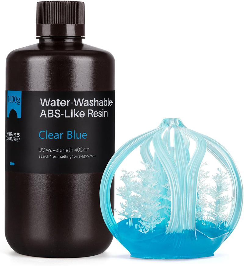 ELEGOO 水洗い可能なABSライク3D プリンターレジン