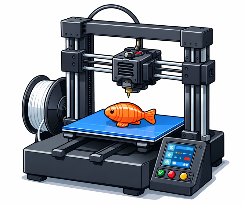 3Dプリンタの購入をお考えの方に 積層型のイラスト