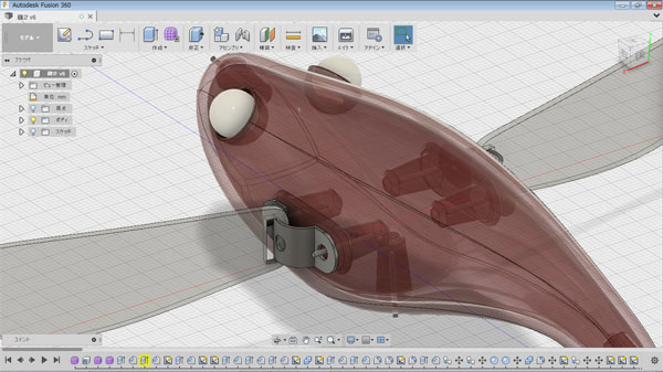 バス釣り 自作ルアー ハンドメイドルアー Fusion360