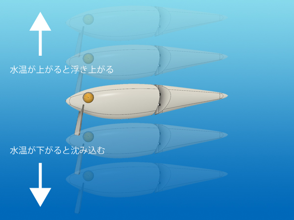 バス釣り ウエイト調整 水温変動