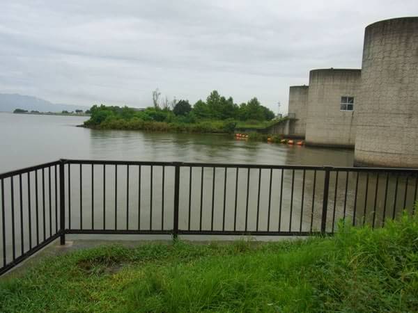 津田江1北の水門地区のポイント